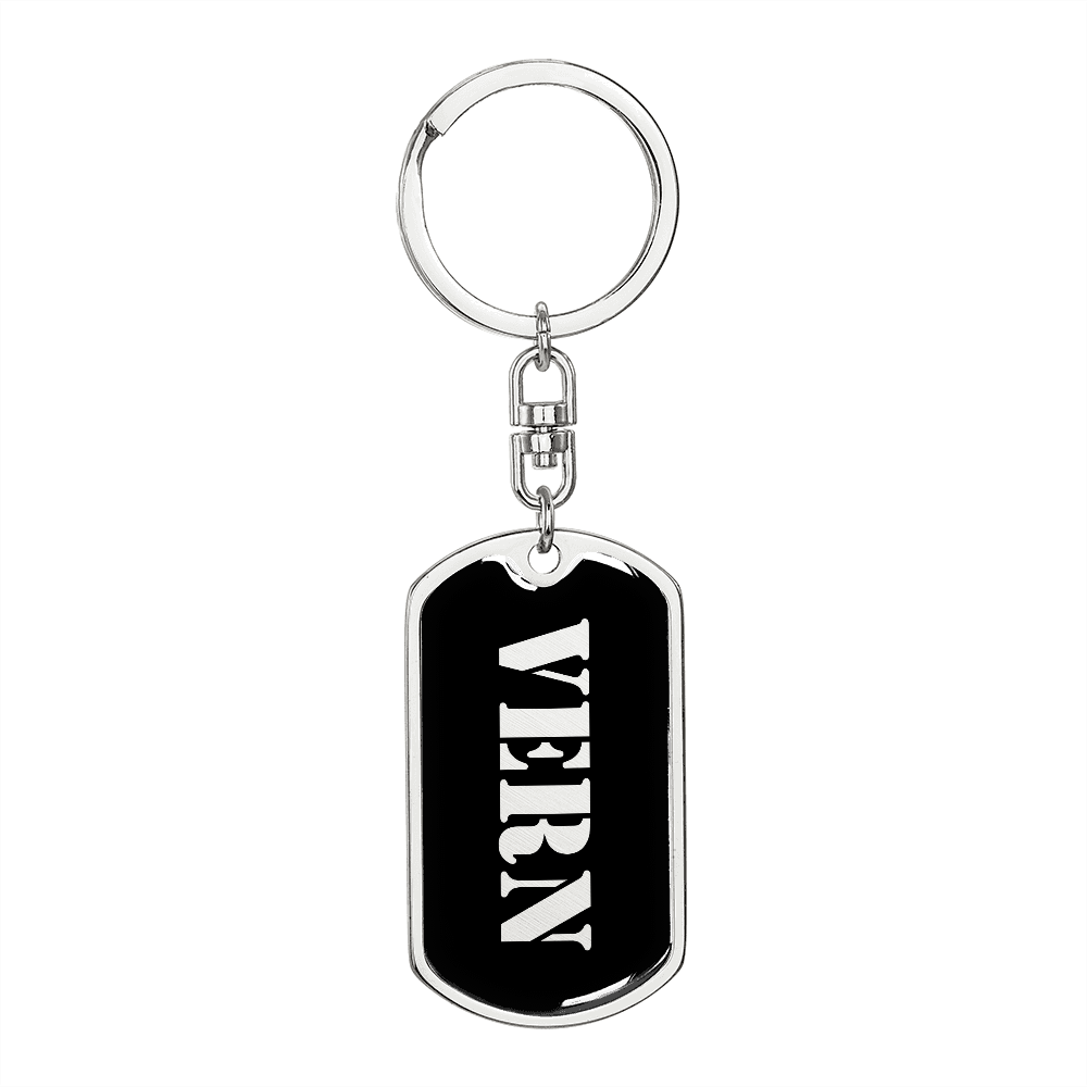 Vern v2 - Luxury Dog Tag Keychain
