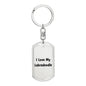 Love My Labradoodle v4 - Luxury Dog Tag Keychain