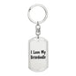 Love My Bernedoodle - Luxury Dog Tag Keychain