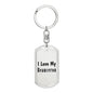 Love My Beauceron - Luxury Dog Tag Keychain