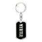 Myrtle v02 - Luxury Dog Tag Keychain