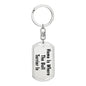 Bull Terrier's Home - Luxury Dog Tag Keychain