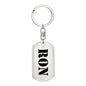 Ron - Luxury Dog Tag Keychain
