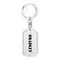 Bradley - Luxury Dog Tag Keychain