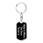 Cairn Terrier's Home v2 - Luxury Dog Tag Keychain