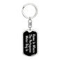 Portuguese Water Dog's Home v2 - Luxury Dog Tag Keychain