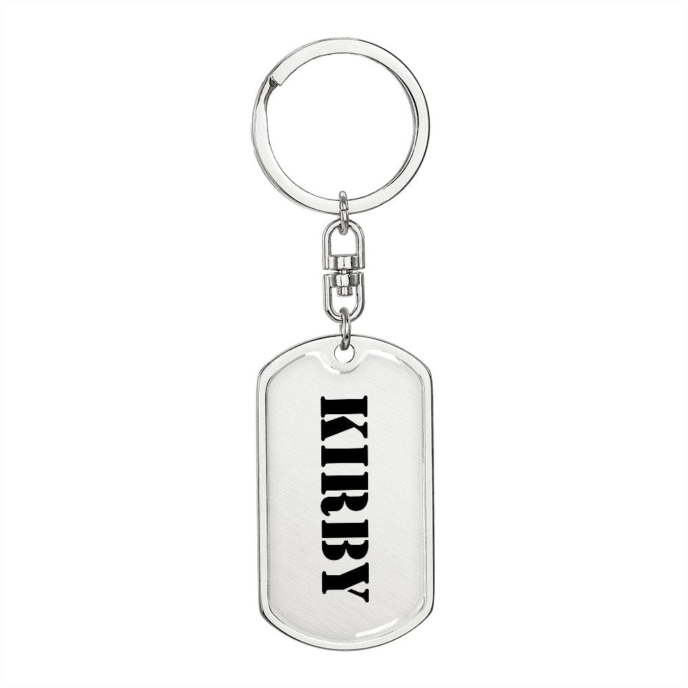 Kirby - Luxury Dog Tag Keychain