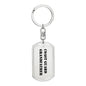 Coast Guard Grandfather - Luxury Dog Tag Keychain