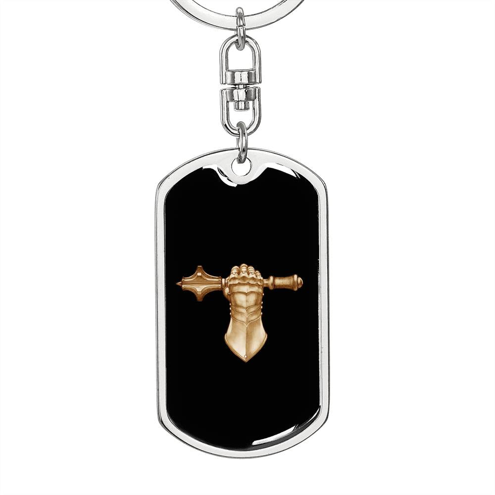 Ukrainian Tank Forces - Luxury Dog Tag Keychain
