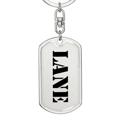 Lane - Luxury Dog Tag Keychain