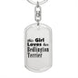 Bedlington Terrier - Luxury Dog Tag Keychain