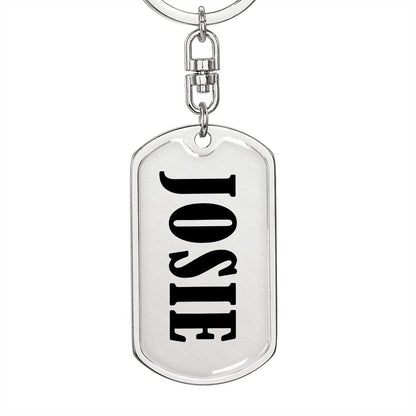 Josie v01 - Luxury Dog Tag Keychain