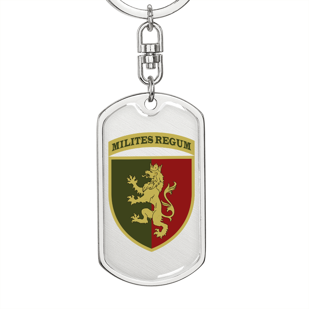 24th Mechanized Brigade (Ukraine) - Luxury Dog Tag Keychain
