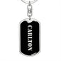 Carlton v3 - Luxury Dog Tag Keychain