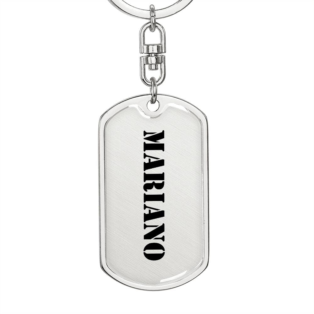 Mariano - Luxury Dog Tag Keychain