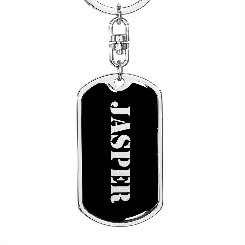 Jasper v3 - Luxury Dog Tag Keychain