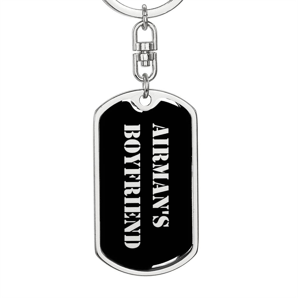 Airman's Boyfriend v2 - Luxury Dog Tag Keychain
