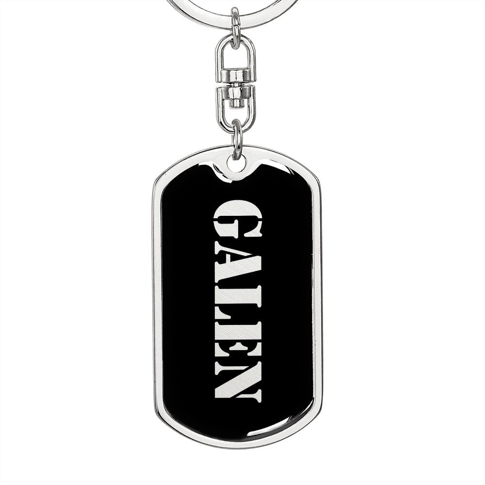 Galen v2 - Luxury Dog Tag Keychain