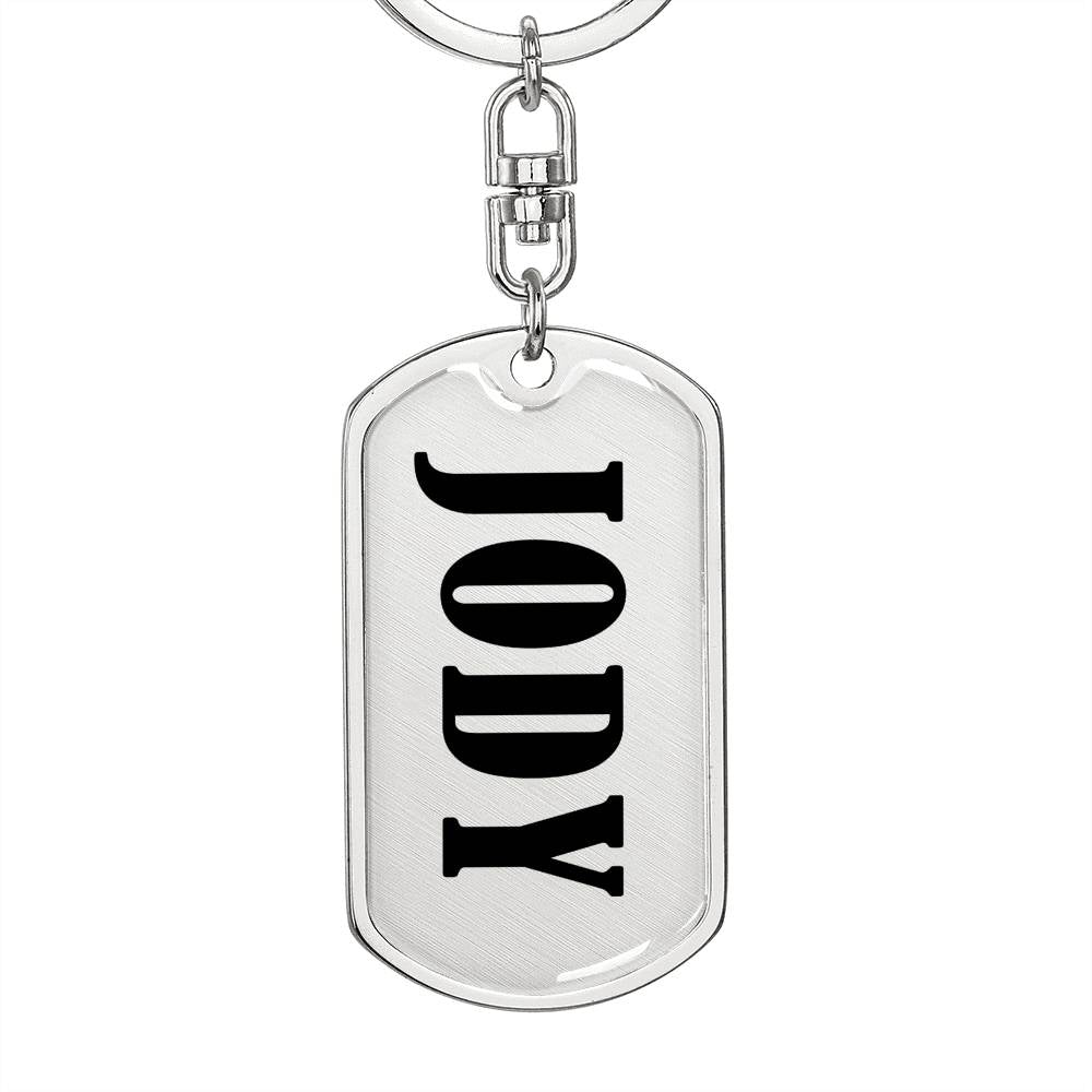 Jody v01 - Luxury Dog Tag Keychain