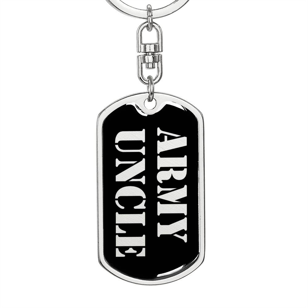 Army Uncle v2 - Luxury Dog Tag Keychain