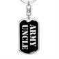 Army Uncle v2 - Luxury Dog Tag Keychain