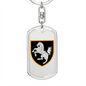 1st Tank Brigade (Ukraine) - Luxury Dog Tag Keychain