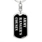 Army Ranger's Cousin v2 - Luxury Dog Tag Keychain