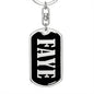 Faye v02 - Luxury Dog Tag Keychain