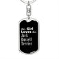 Jack Russell Terrier v2 - Luxury Dog Tag Keychain