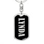 Lynda v02 - Luxury Dog Tag Keychain