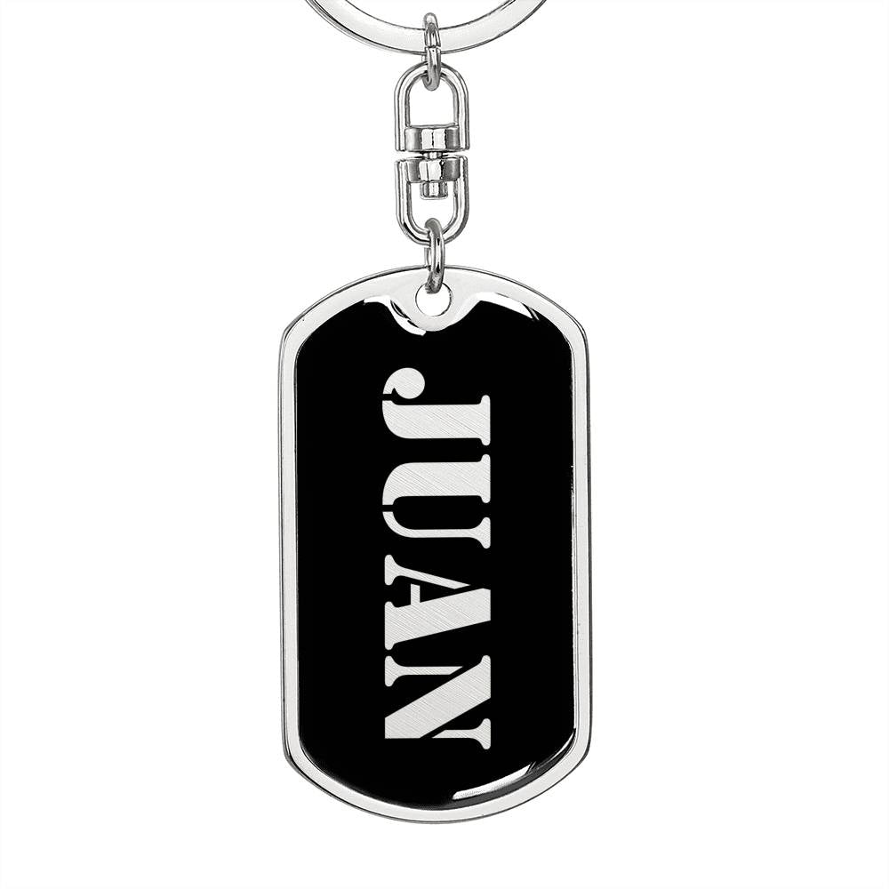 Juan v3 - Luxury Dog Tag Keychain