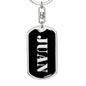 Juan v3 - Luxury Dog Tag Keychain