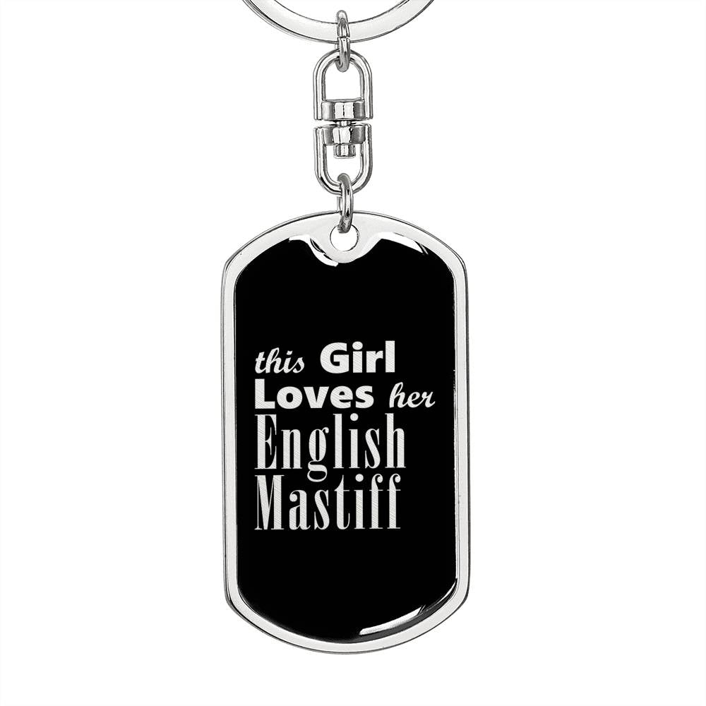 English Mastiff v2 - Luxury Dog Tag Keychain