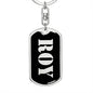 Roy v3 - Luxury Dog Tag Keychain