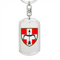 39th Air Defence Missile Regiment (Ukraine) - Luxury Dog Tag Keychain