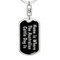 Australian Cattle Dog's Home v2 - Luxury Dog Tag Keychain