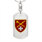 Operational Command West (Ukraine) - Luxury Dog Tag Keychain