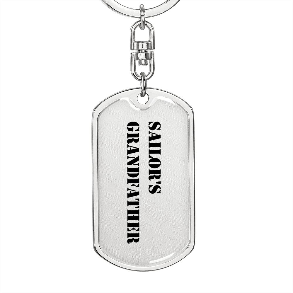 Sailor's Grandfather - Luxury Dog Tag Keychain