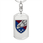 25th Airborne Brigade (Ukraine) - Luxury Dog Tag Keychain