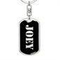 Joey v3 - Luxury Dog Tag Keychain