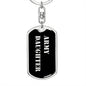 Army Daughter v2 - Luxury Dog Tag Keychain