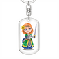 Knight 03 - Luxury Dog Tag Keychain