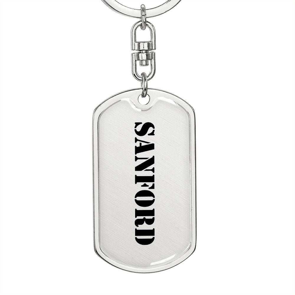 Sanford - Luxury Dog Tag Keychain