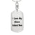 Love My Abaco Island Boa - Luxury Dog Tag Keychain