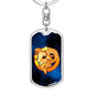 Zodiac Sign Aries - Luxury Dog Tag Keychain