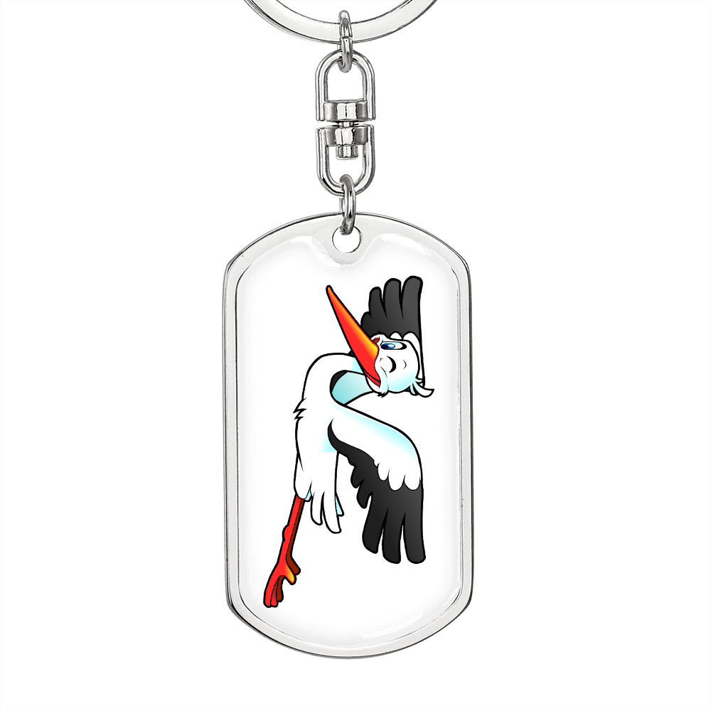 Stork - Luxury Dog Tag Keychain