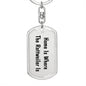 Rottweiler's Home - Luxury Dog Tag Keychain