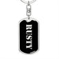 Rusty v3 - Luxury Dog Tag Keychain