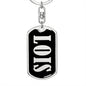 Lois v02 - Luxury Dog Tag Keychain