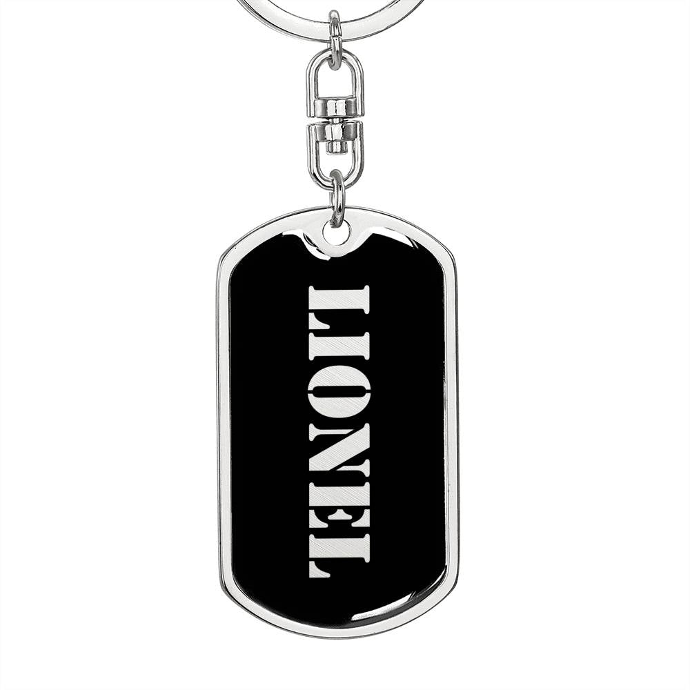 Lionel v3 - Luxury Dog Tag Keychain